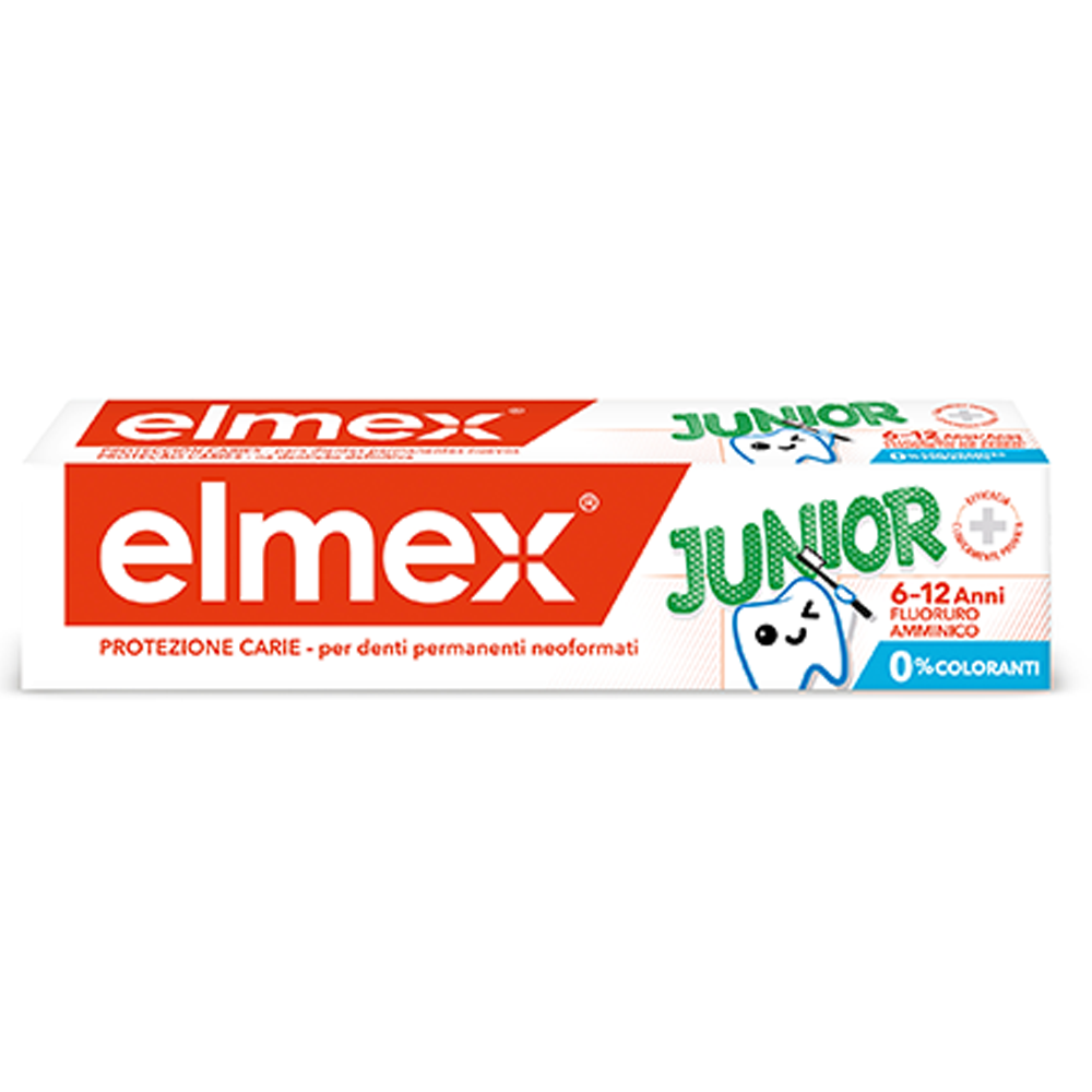 Dentifricio elmex® JUNIOR 6-12 anni - Dentifricio Bambini