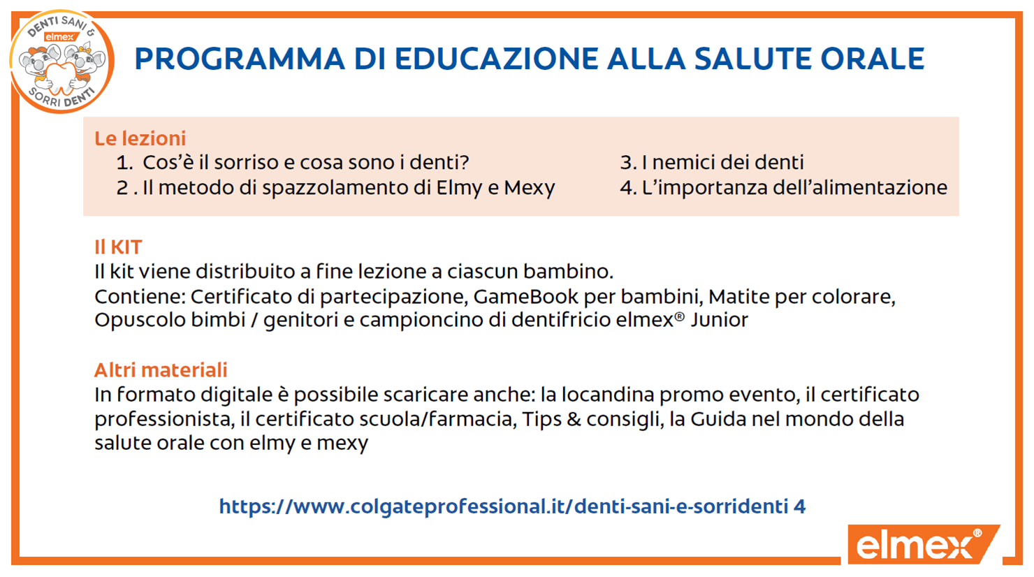 PDF: Programma Denti Sani e SorriDenti
